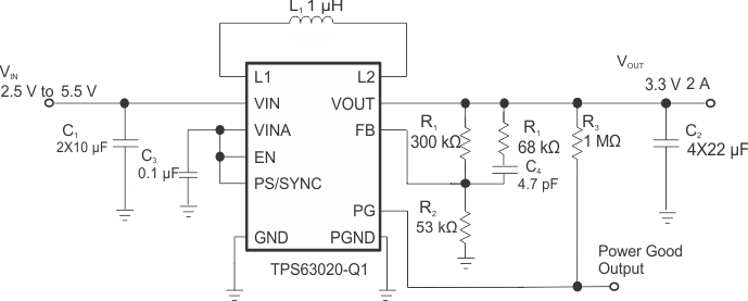 TPS63020-Q1
